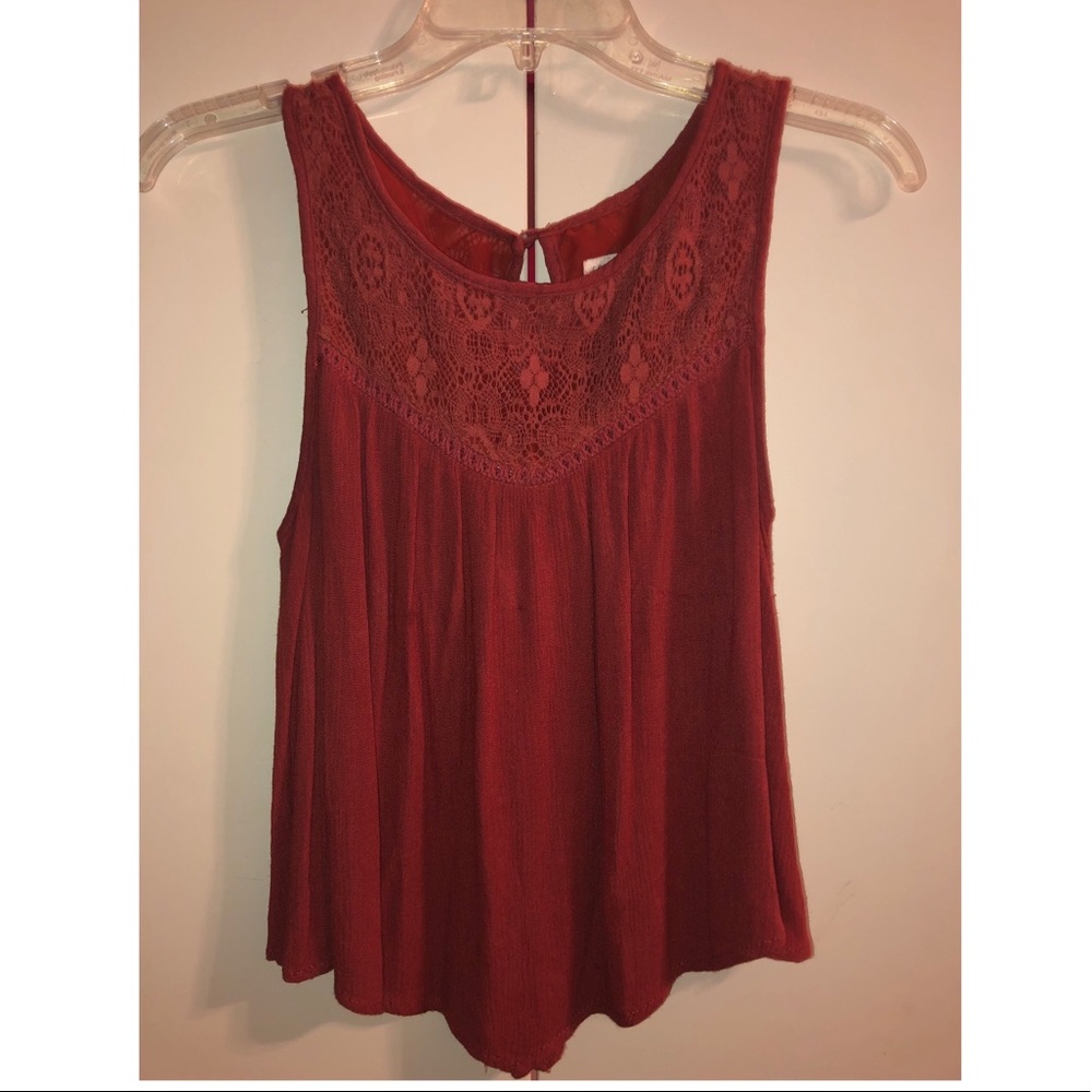 Burnt orange shirt